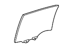 6810312890 - Body: Movable Glass for Toyota Image