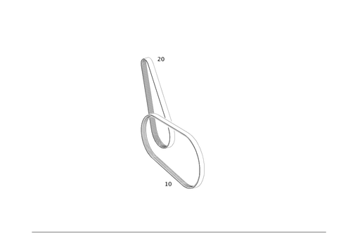 V-Belt, Belt Tightener, Sheave Pulley for 2007 Mercedes-Benz SL55 AMG #0