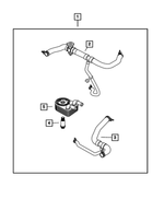 4884757AD - Mopar Accessories - Component Parts: Engine Oil Cooler for Mopar Image