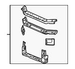 15856715 - Body: Radiator Support for GM Image