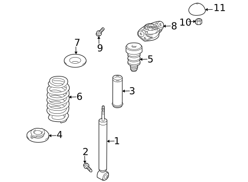Suspension, Springs & Related Components for 2010 Audi TT Quattro #0