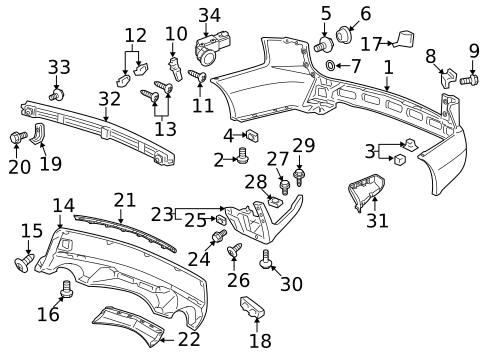 Parking Aid for 2007 Acura MDX #1