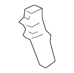 71597STXA00 - Body: Upper Spacer for Acura: MDX Image