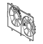 167110P400 - : Fan Shroud for Toyota Image