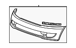561807217BGRU - Body: Bumper Cover for Volkswagen Image