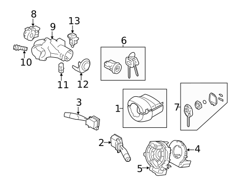 Ignition Lock for 2018 Subaru WRX | OEM Parts Online