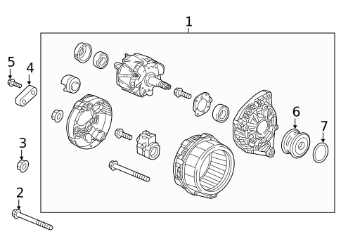 Alternator/Generator & Related Components for 2021 Honda Accord #0
