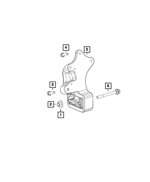 Engine Mounting for 2014 Ram 1500 #3