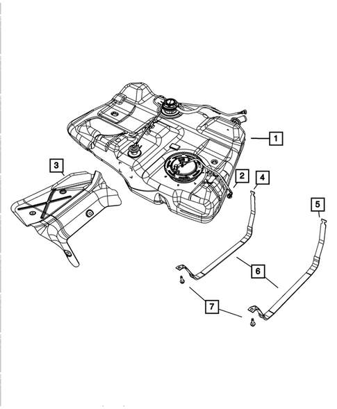 Fuel Tank for 2008 Dodge Avenger #0