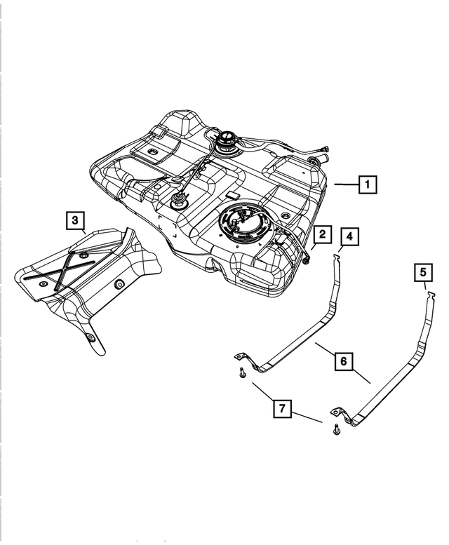 « 5171036AB –  : Carburant RÉservoir pour Mopar Image »