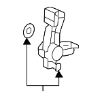 540233W0A81 - Body: Pawl Stopper for Acura Image