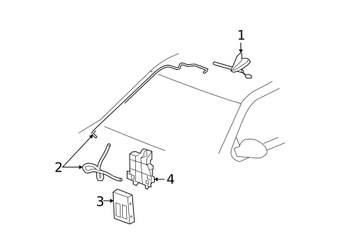 Antenna & Radio for 2007 Cadillac Escalade EXT #0