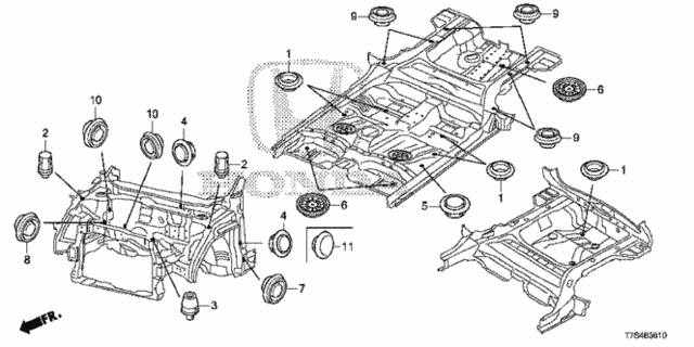 Grommet (FR.) for 2019 Honda HR-V #0