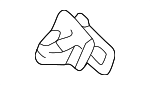 91555TR0A01 - Body: Air Temp Sensor Clip for Acura Image