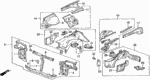 934051002508 - Body/Air Conditioning: BOLT-WASHER (10X25) for Honda Image