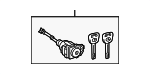 6905248110 - Body: Cylinder &amp; Keys for Lexus: RX350, RX450h Image