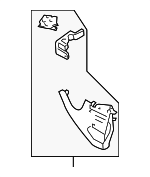 8E1898400 - HVAC: Mount Kit for Audi: A4, A4 Quattro, RS4, S4 Image