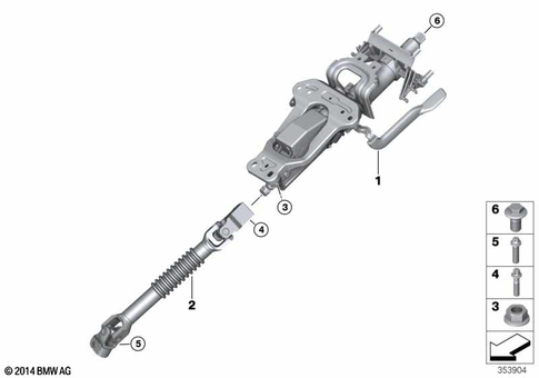 Steering Column for 2019 BMW 228iX #0