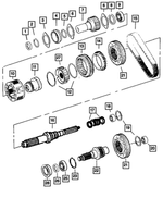 5066692AA - NV243; Transfer Case: Range Fork Sleeve for Dodge: Dakota, Durango, Ram 1500 | Ram: 1500, Dakota Image