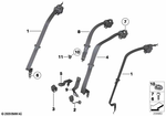 72119163248 - Restraint System and Accessories: Upper Belt Rear for BMW: 528i, 528iX, 535d, 535dX, 535i, 535iX, 550i, 550iX, 740i, 740LdX, 740Li, 740LiX, 750i, 750iX, 750Li, 750LiX, 760Li, BMW ALPINA B7, BMW ALPINA B7L, BMW ALPINA B7LX, BMW ALPINA B7X, Hybrid 5, Hybrid 7, Hybrid 7L, M5 Image image