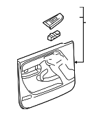 15290172 - Body: Door Interior Trim Panel for Chevrolet: Silverado 1500, Silverado 1500 Classic | GMC: Sierra 1500, Sierra 1500 Classic Image