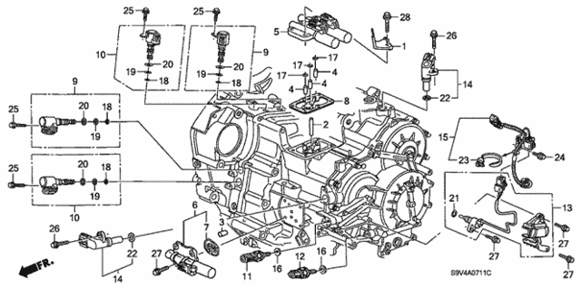 AT Sensor - Solenoid ('05) for 2005 Honda Pilot #0