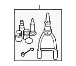 31299177 - Body: Adhesive Kit for Volvo: C30, C70, S40, S60, S70, S90, V40, V50, V60, V60 Cross Country, V70, XC70, XC90 Image