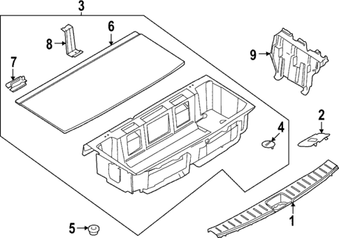 Interior Trim - Rear Body for 2025 INFINITI QX60 #0