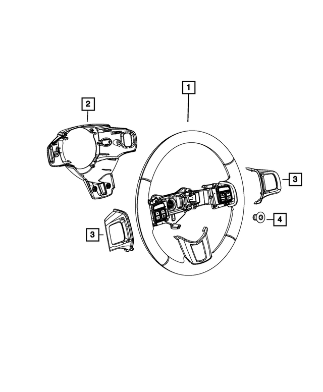 5MA461XMAA - : Steering Wheel for Mopar Image