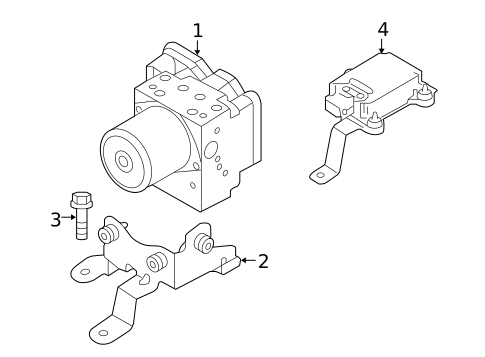 ABS Components for 2013 Hyundai Genesis Coupe #0