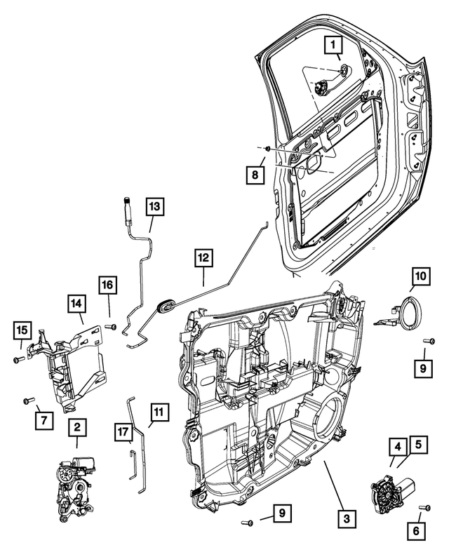 « 4589807AB – Doors, Door Mirrors and Related Parts : Extérieure De Porte Poignee, Côtés Droit &amp; Gauche pour Mopar Image »