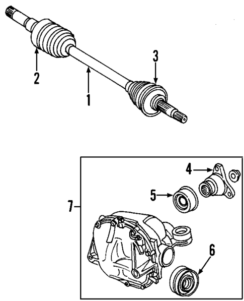 Drive Axles for 2014 Jaguar XKR #0