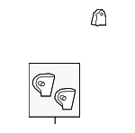 1573989 - HVAC: ACDelcoâ„¢ HVAC Air Inlet Door Actuator for Buick: Enclave | Chevrolet: Traverse | GMC: Acadia | Saturn: Outlook Image