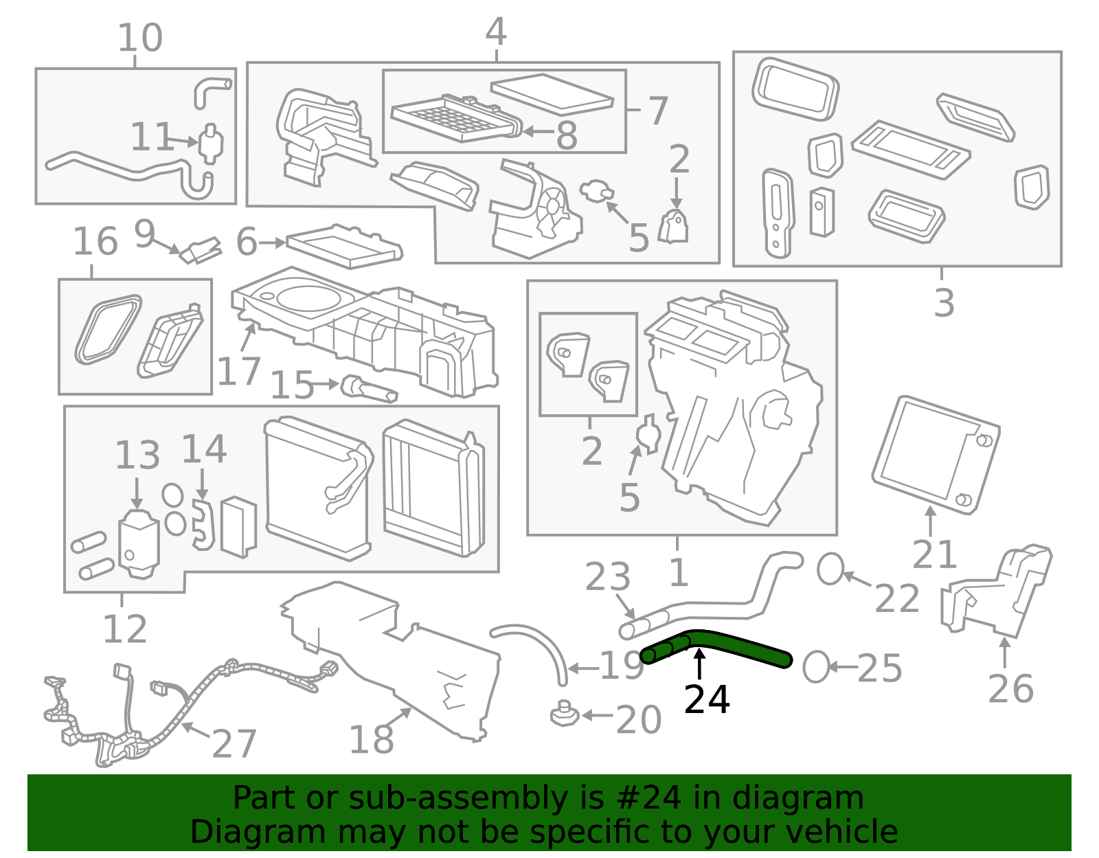2007-2017 GM Heater Inlet Hose 20765678 | OEM Parts Online