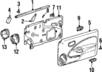 11501936 - Body: Door Trim Panel Bolt for GM Image