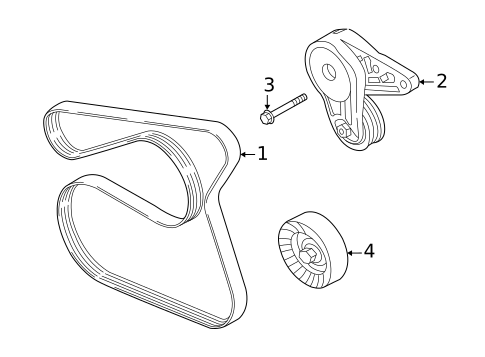 Belts & Pulleys for 2017 Ford Fusion #0