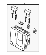893002K560AHL - Body: Seat Back Assembly for Kia: Soul Image
