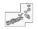 65660SZAA02ZZ - Body: Rear Rail Assembly for Honda: Pilot Image image