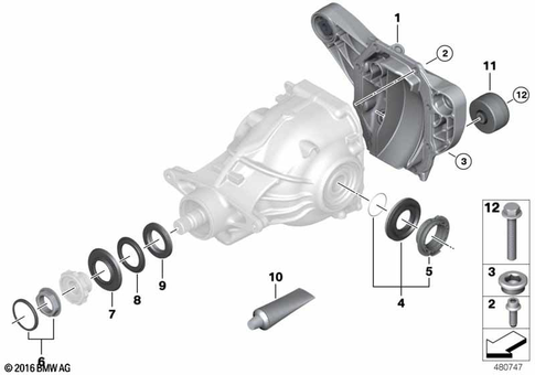 Rear-Axle-Drive Parts for 2019 BMW X6 M50iX #0