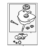 T4A34705 - : Master Cylinder for Jaguar: F-Pace, XE Image