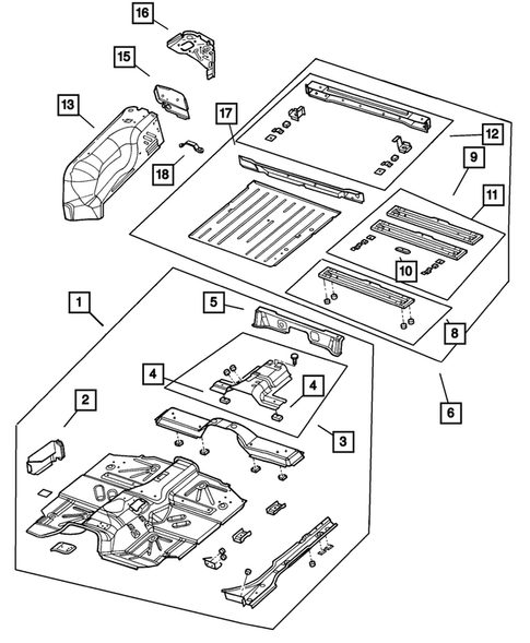Floor Pans for 2001 Jeep Wrangler #0