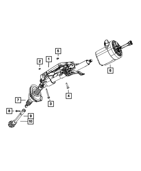 Steering Column and Intermediate Shaft for 2015 Chrysler 300 #0