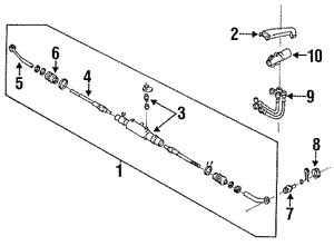 せい様 Nissan / Infiniti Nissan OEM 300ZX Power Steering Rack Gear