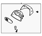 K2NA5158075 - : High Mount Lamp for Kia: Spectra Image
