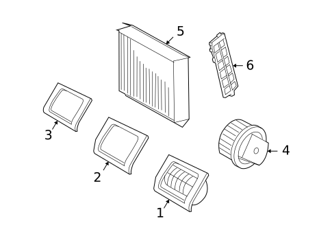 Blower Motor & Fan for 2008 Volvo C70 #0