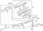 12711405 - Engine: Air Mass Sensor for GM Image