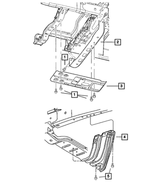 6507342AA - NVG273; Transfer Case: Hex Flange Head Tapping Screw &amp; Washer for Mopar Image image