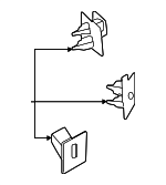 51125A5A783 - Body: Mount Kit for BMW: 530i, 530i xDrive, 540i xDrive, 550e xDrive, i5 Image