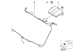 7129905542 - Communication Systems: Hex Nut with Plate for BMW Image