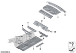 41135A65879 - Bodywork: Rear Window Frame Bottom Part for BMW Image